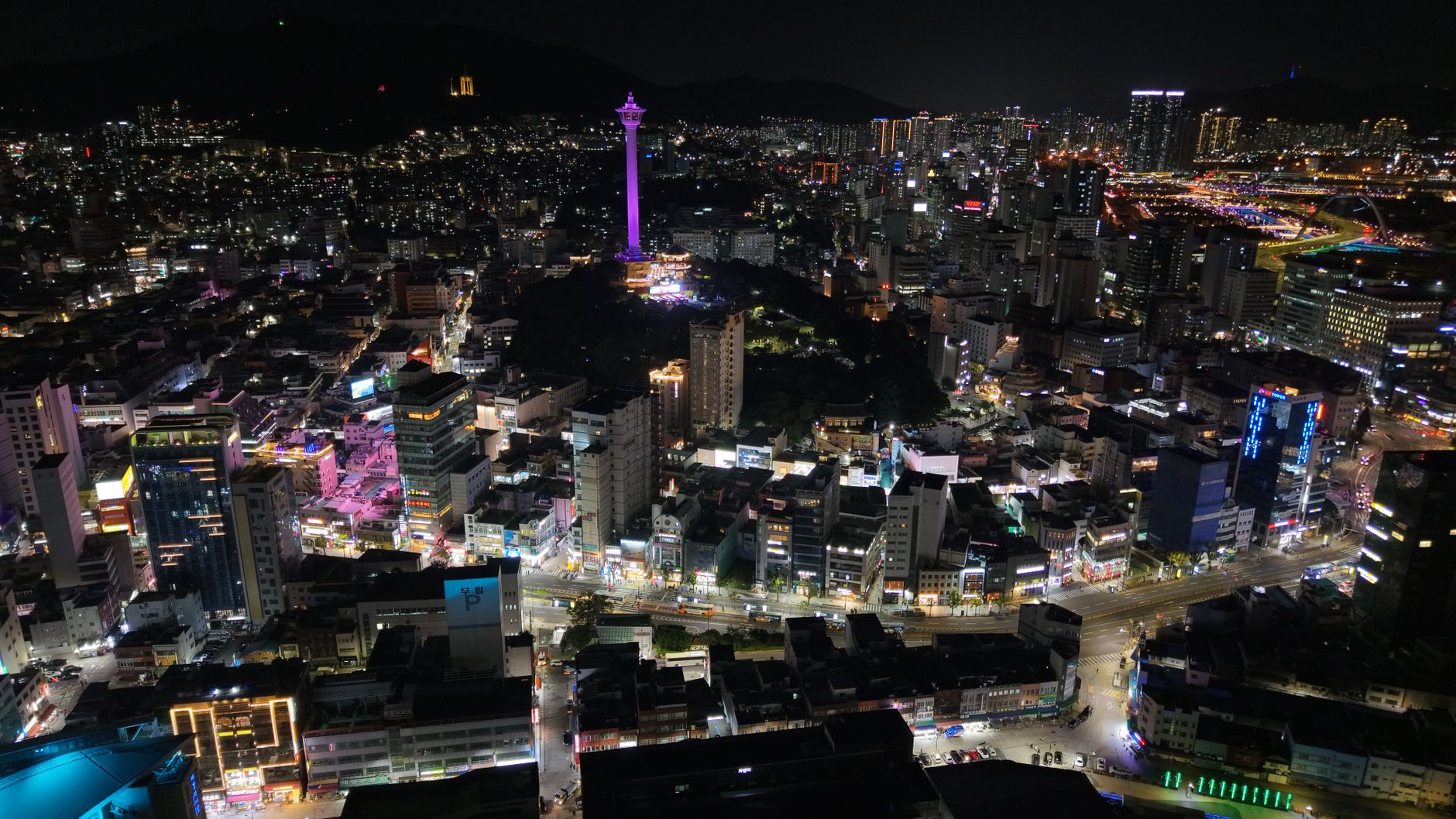 Aerial view of a South Korean city representing KRW1 stablecoin's domestic origin