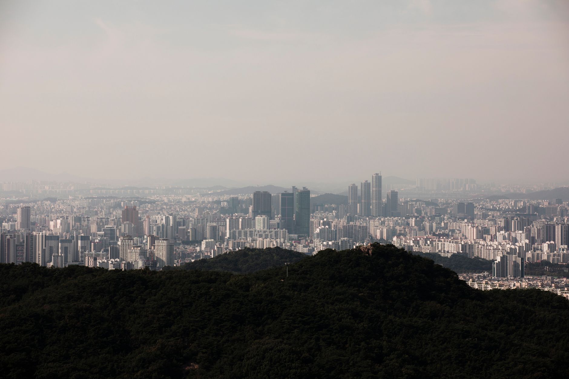 Aerial view of Seoul, South Korea, host city for Korea Blockchain Week 2026
