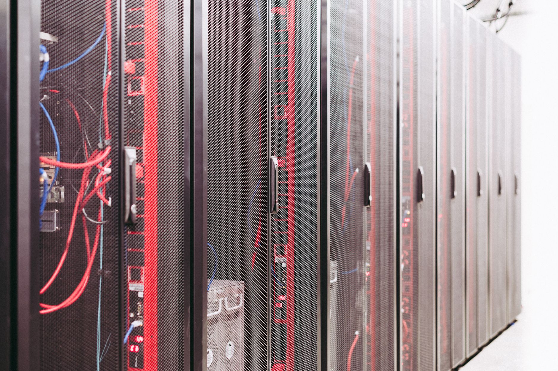 Server infrastructure representing a blockchain mainnet launch