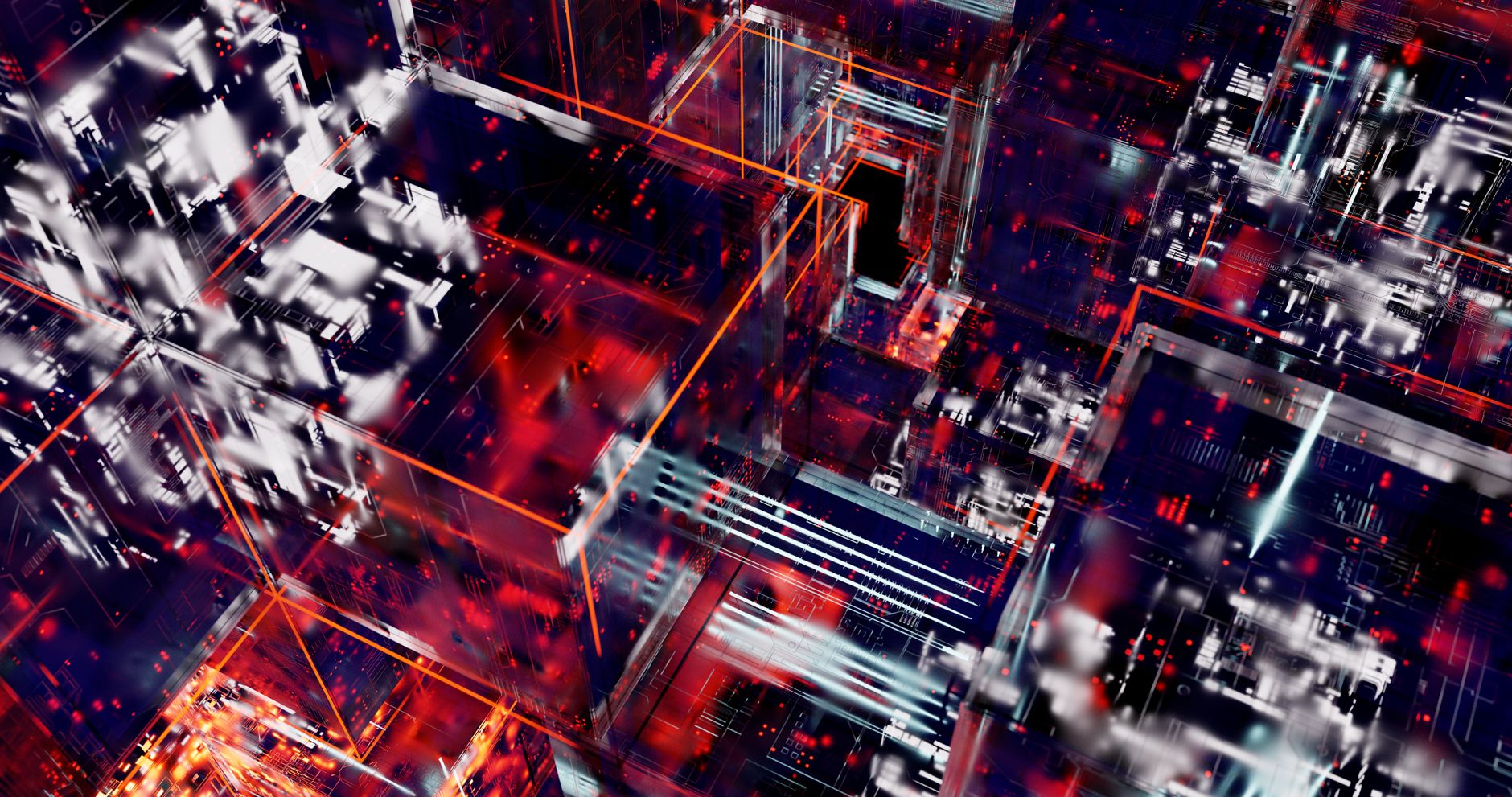 Abstract visualization of blockchain network nodes representing digital asset infrastructure