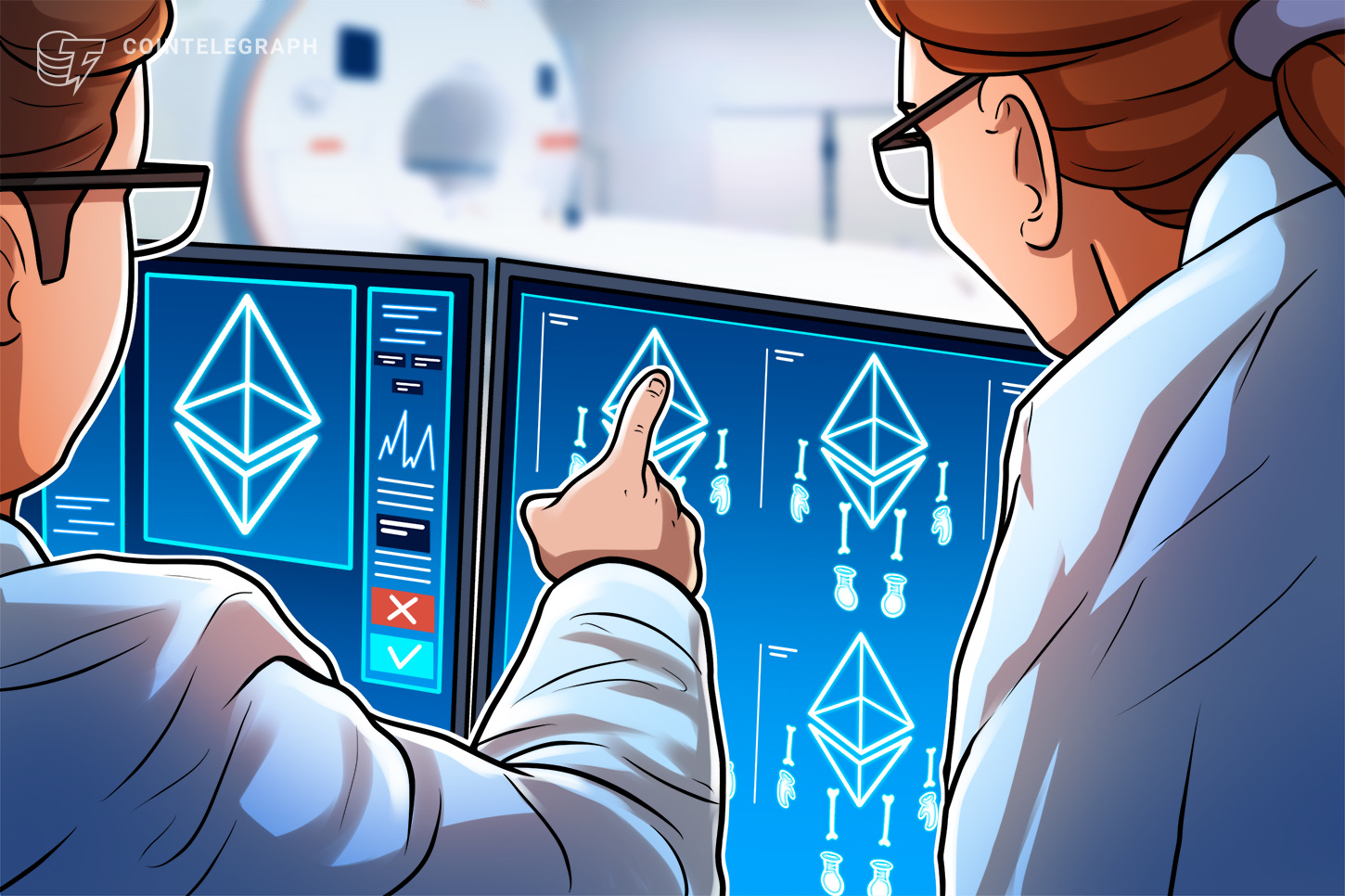 Stacked cryptocurrency coins representing large digital asset accumulation