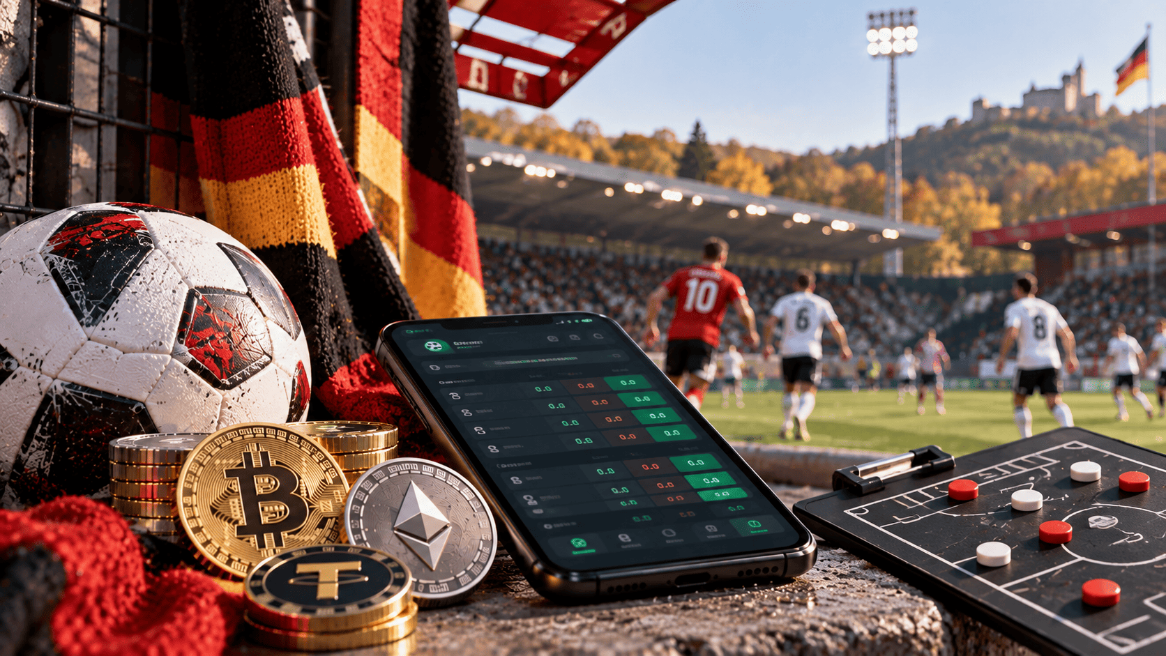 Empty lower-league football stadium representing thin betting markets and limited data coverage